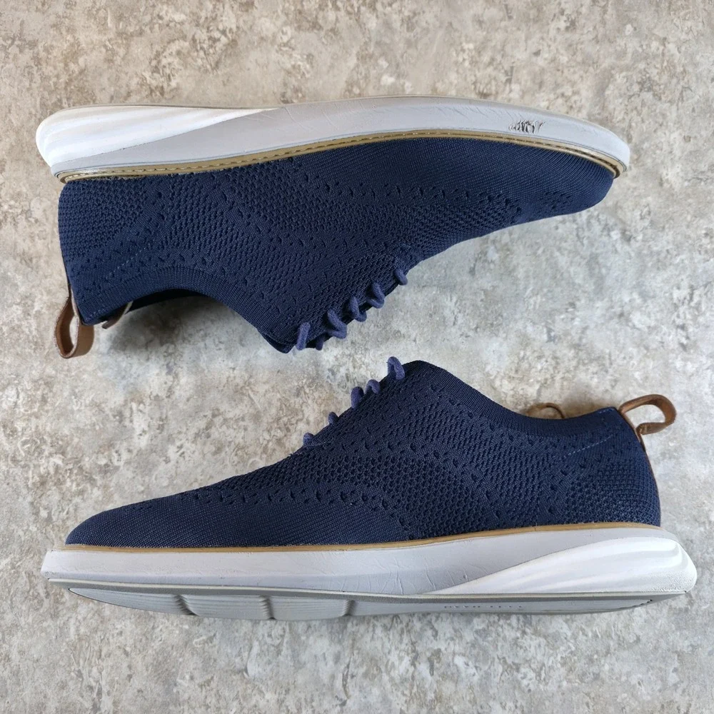 Cole Haan Grand Evolution Stitchlite Oxford Mens Size 9 M Marine Blue Vapor